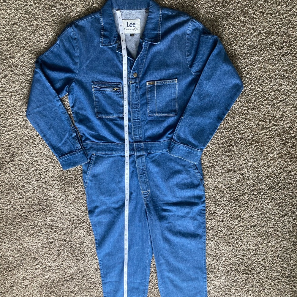 Lee Union-Alls Denim Jumpsuit Women’s M - Picture 6 of 11